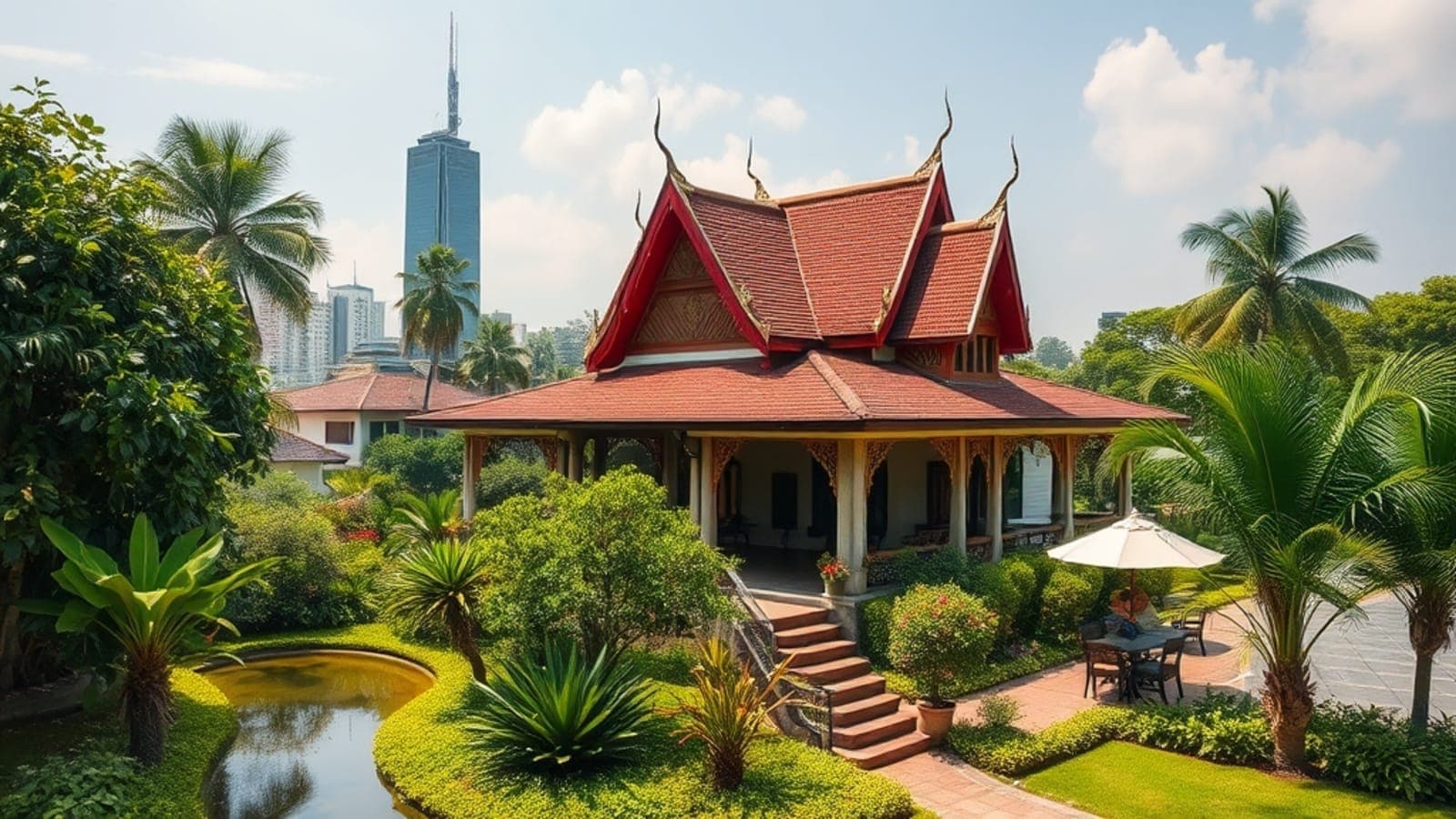 Imagem de Bangkok à noite